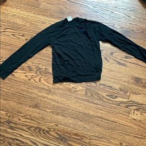 Navy blue little boy shirt